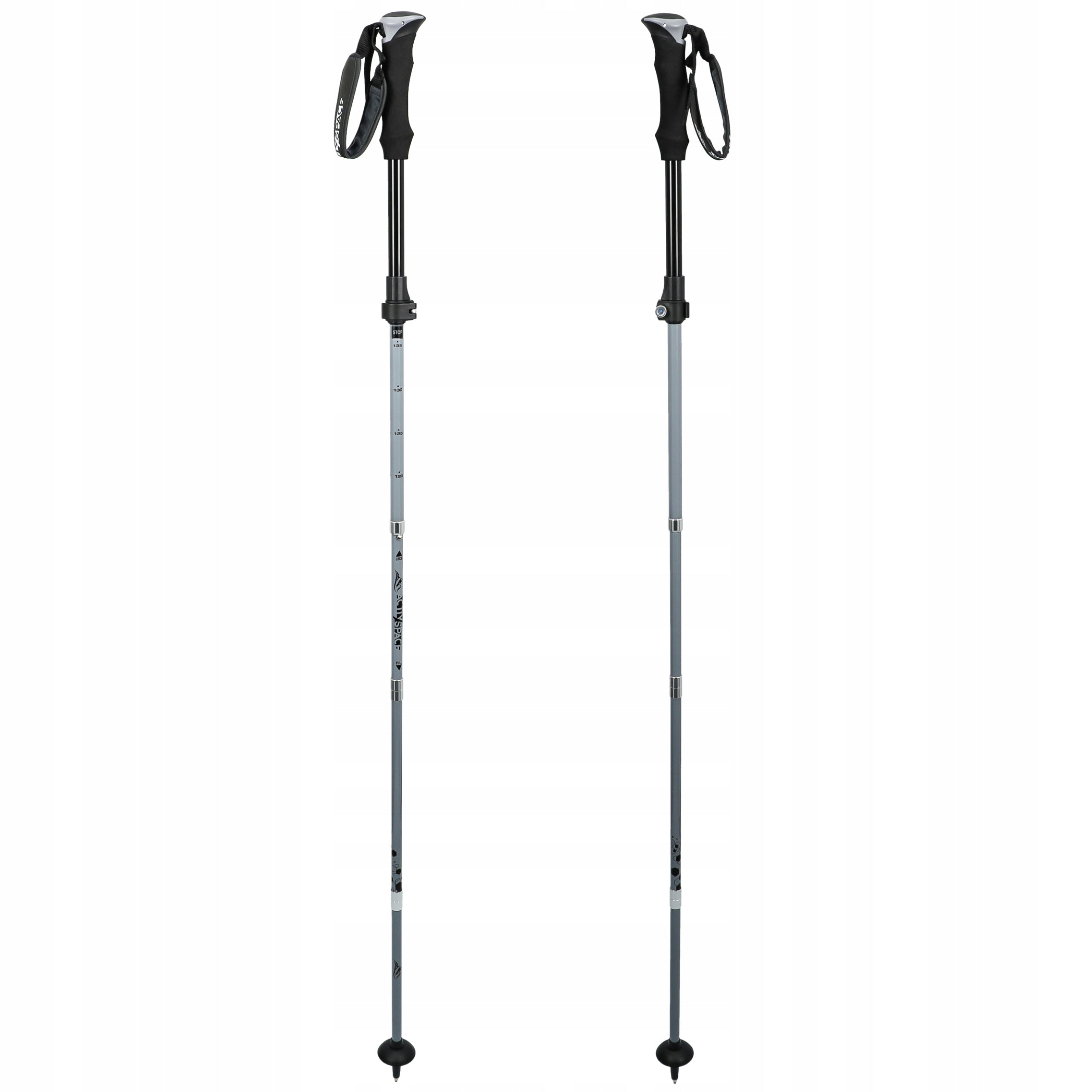 TREKKING POLES FOLDING POLES IN MOUNTAINS FOR WALKING FOLD SET OF 2PCS QUALITY Brand Activ/Space
