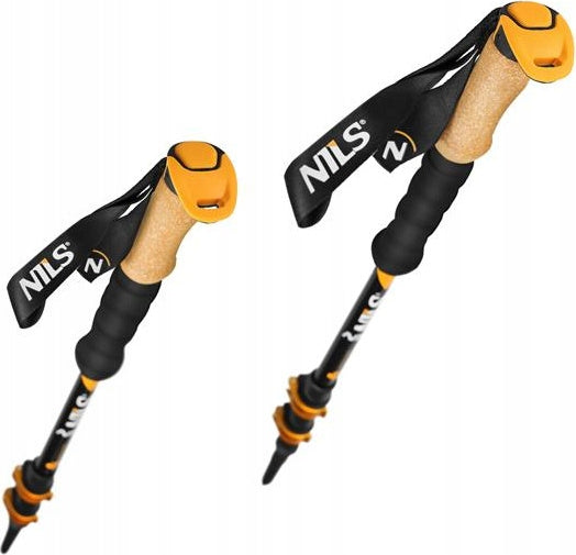 TREKKING POLES NILS ALUNUIOWE TK8605 ADJUSTABLE 65-135CM Brand Nils