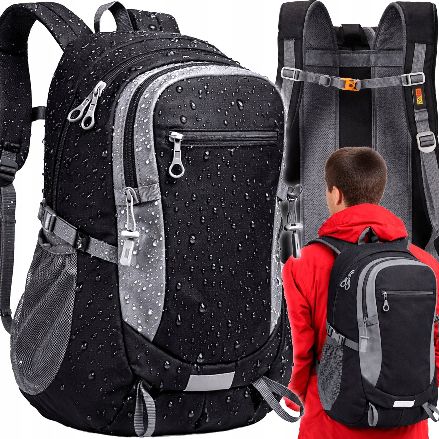 TREKKING TRAVEL BACKPACK 40L CITY FOR AIRPLANE EXPEDITION XXL Packaging status original