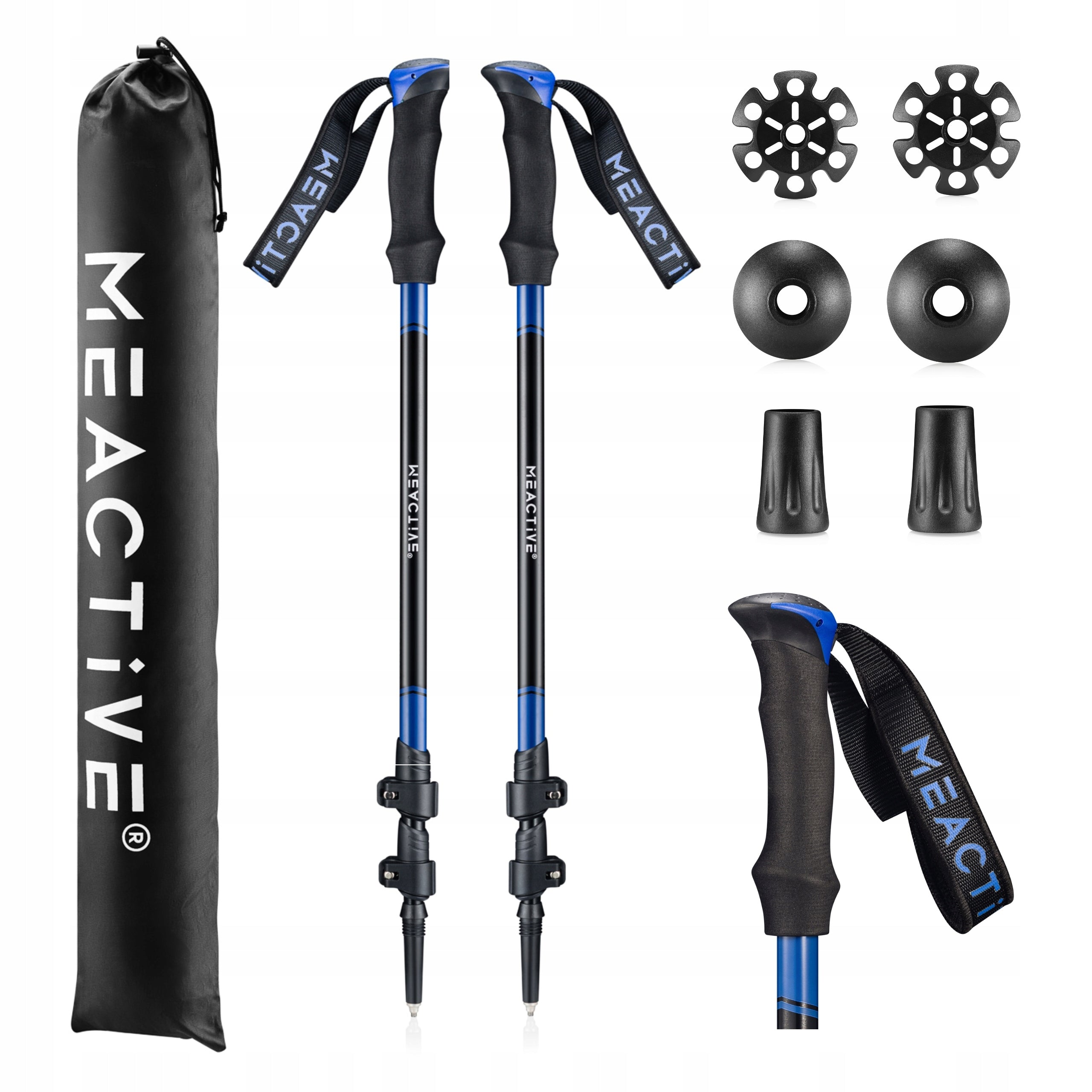 TREKKING poles NORDIC WALKING Walking poles Folding Telescopic