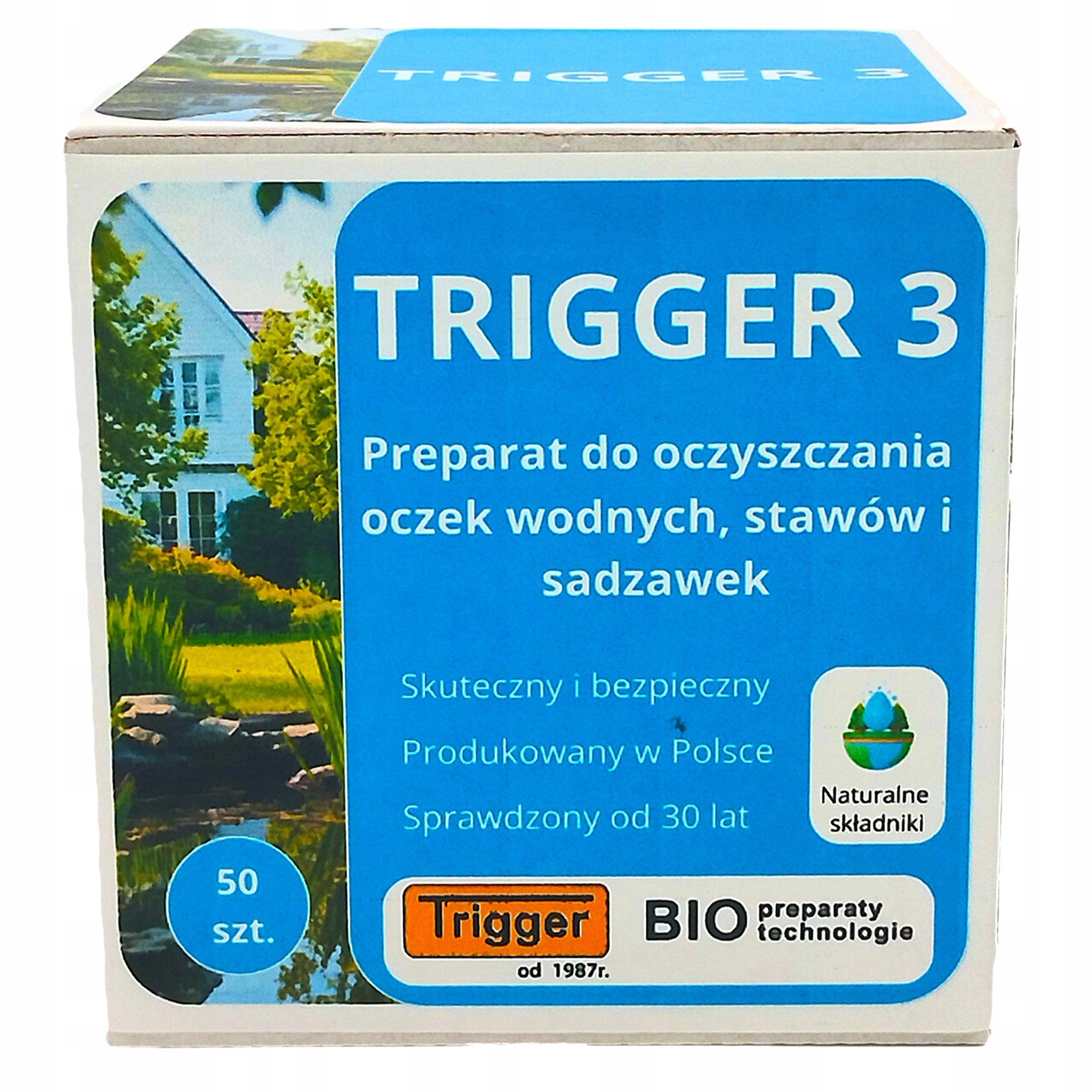 TRIGGER -3.50 BACTERIA - CLEAN WATER IN THE POND Manufacturer code 5907814080127