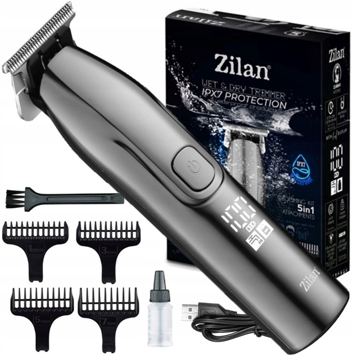 TRIMMER BODY SHAVER INTIMATE PLACES WATERPROOF OKEANOS USB 5IN1