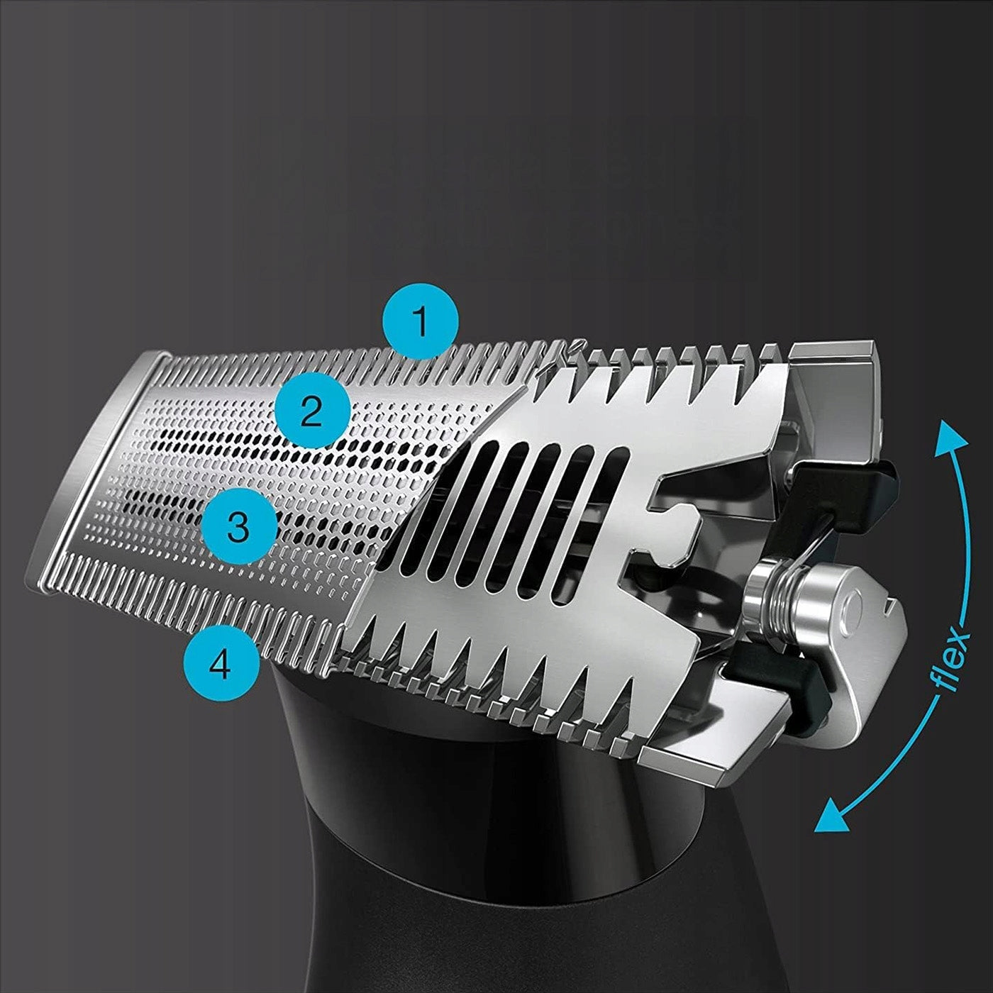 TRIMMER HYBRID BODY BEARD SHAVER BRAUN XT5110 FLEX 4D 360°+ 2 BLADES Manufacturer code Trymer Golarka Męska Brody Braun Series X