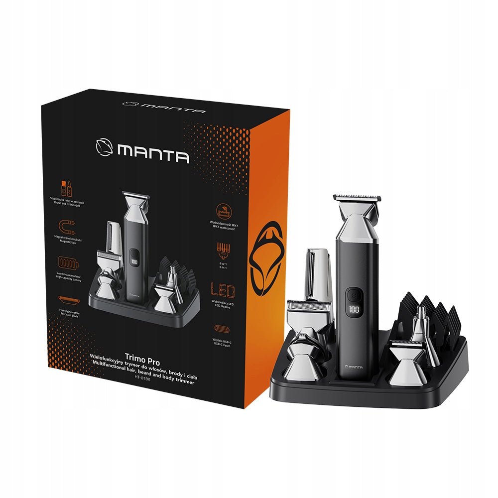 TRIMMER MACHINE SHAVER for cutting beard hair nose ears body Packaging status original