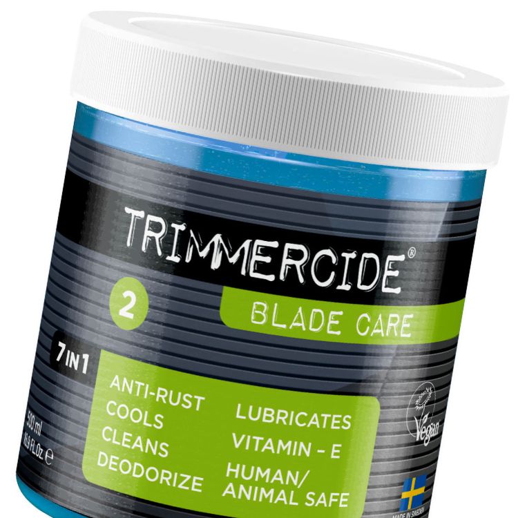 TRIMMERCIDE PROFESSIONAL BLADE CLEANER BLADE 7IN1 JAR 500 ML Packaging status original