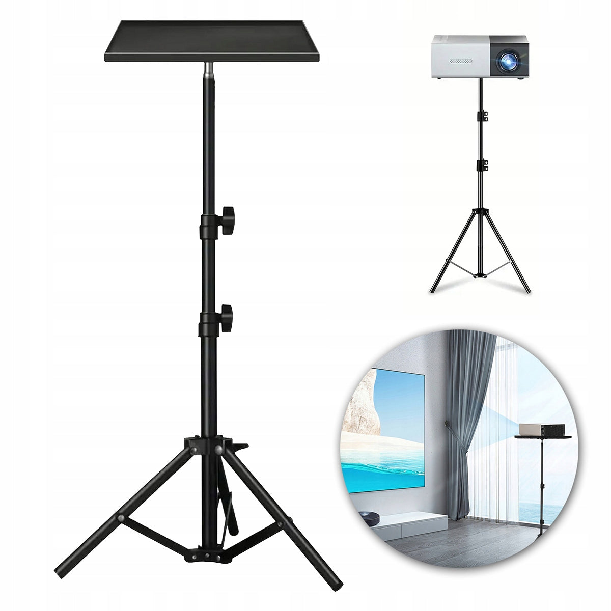 TRIPOD STAND LAPTOP PROJECTOR HOLDER PROJECTOR TABLE Packaging status original