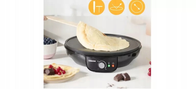 TRISTAR BP-2637 ELECTRIC PANCAKE PAN 30CM Power rating 1000 W
