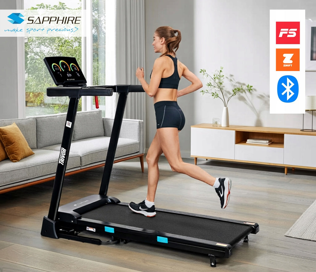 TRIVOR Home Electric TREADMILL Folding TRAINING 12KM CUSHIONING ANGLE Model other