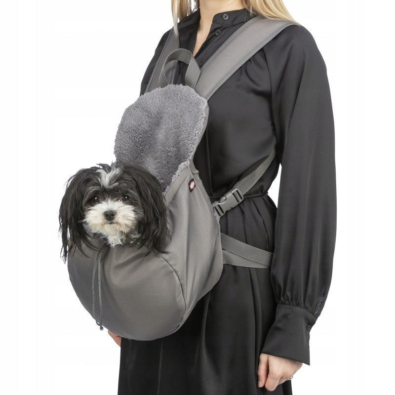 TRIXIE Molly, front carrier, for dog, grey, 25 × 38 × 17 cm