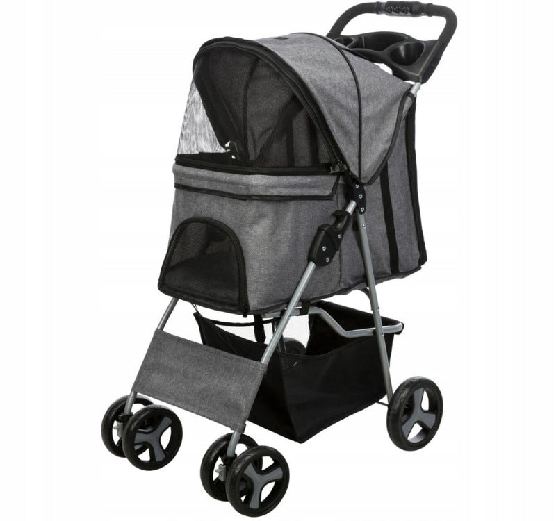 TRIXIE stroller transporter on wheels cat dog stroller up to 15kg
