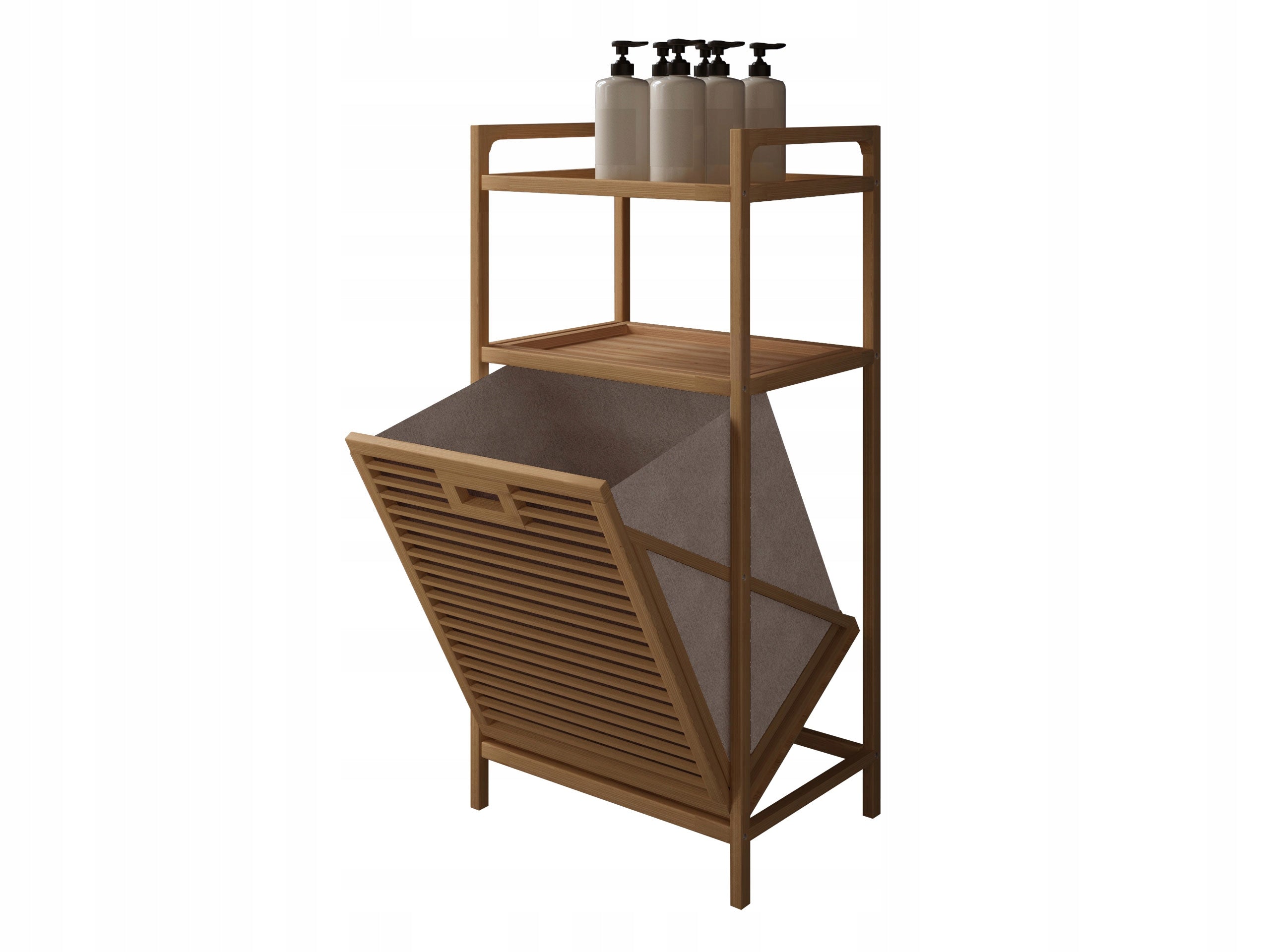 TROLLEY ANELKO bookcase for bathroom laundry basket