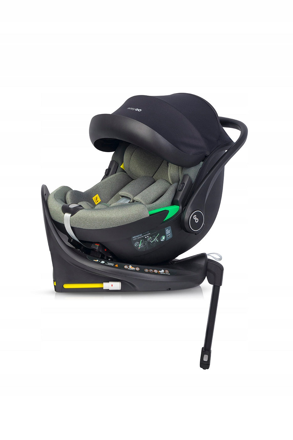 TROLLEY ESPIRO YOGA 4in1 SEAT BUZ PRO BASE ISOFIX kol 208 ESSENCE CHOCOLATE Packaging status original