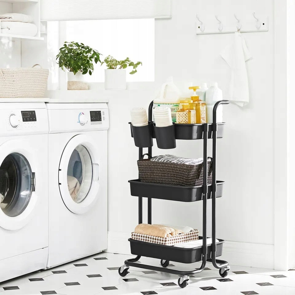 TROLLEY KITCHEN RACK BATHROOM CABINET ON WHEELS STRONG EAN (GTIN) 5809849822