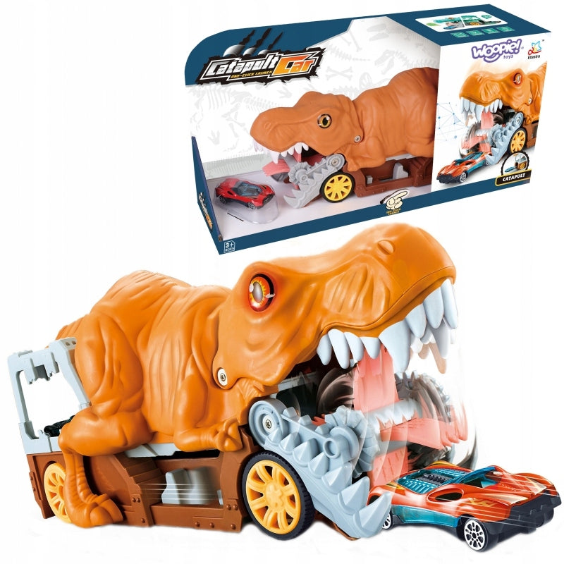 TRUCK CAR LAUNCHER CARS DINOSAUR WOOPIE