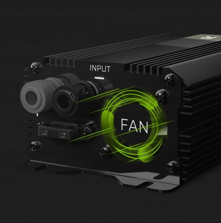 TRUCK INVERTER TIR AKU. 24V - 230V 1000W 2000W GREEN CELL + USB Effective power 1000 W