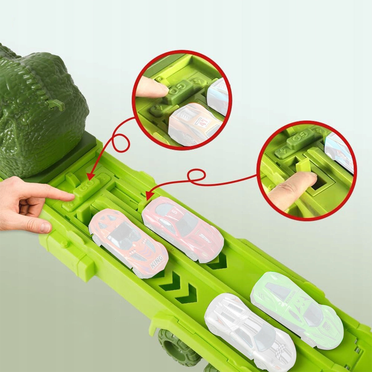 TRUCK RESORAKI CARS LAUNCHER DINOSAUR Packaging status original