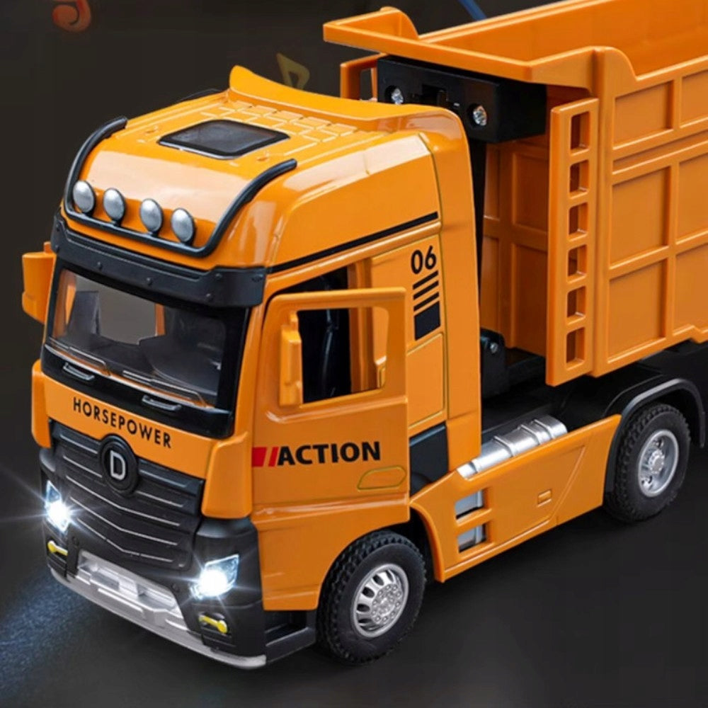 TRUCK TOW TRUCK AUTO METAL DUMP TRUCK FOR KIDS Kid's age 3+ years