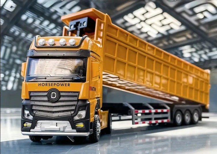 TRUCK TOW TRUCK DUMP TRUCK METAL SOUND AND LIGHT Brand Martius