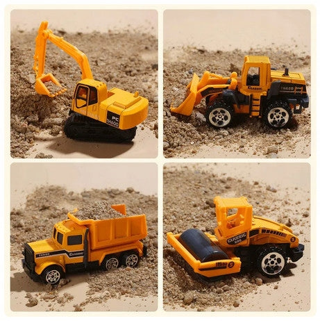 TRUCK TOW TRUCK TIR + 6 construction vehicles SOUNDS excavator dump truck EAN (GTIN) 5904161366423