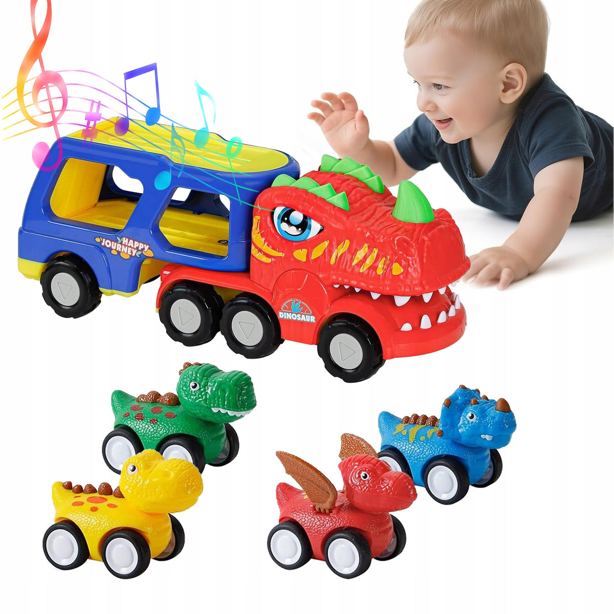 TRUCK TOY DINOSAUR CAR DINOSAUR TRANSPORTER