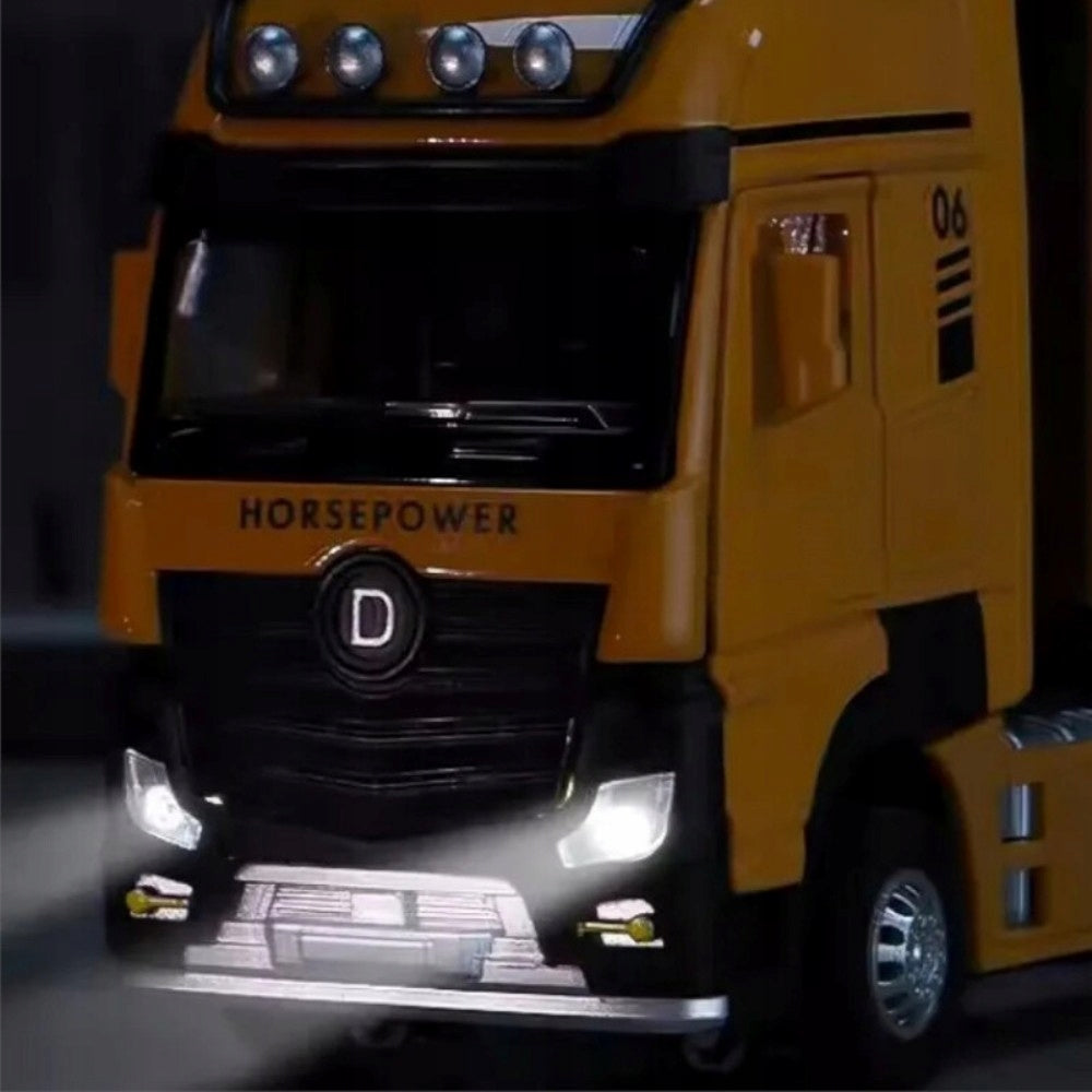 TRUCK WITH SEMI-TRAILER TIR TRUCK DUMP TRUCK TOW TRUCK AUTO METAL Packaging status original