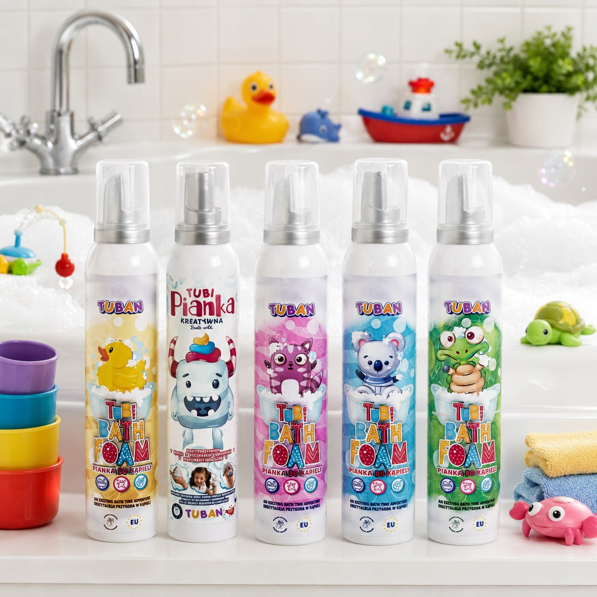 TUBI FOAM - PINK 200 ML Manufacturer code 3412