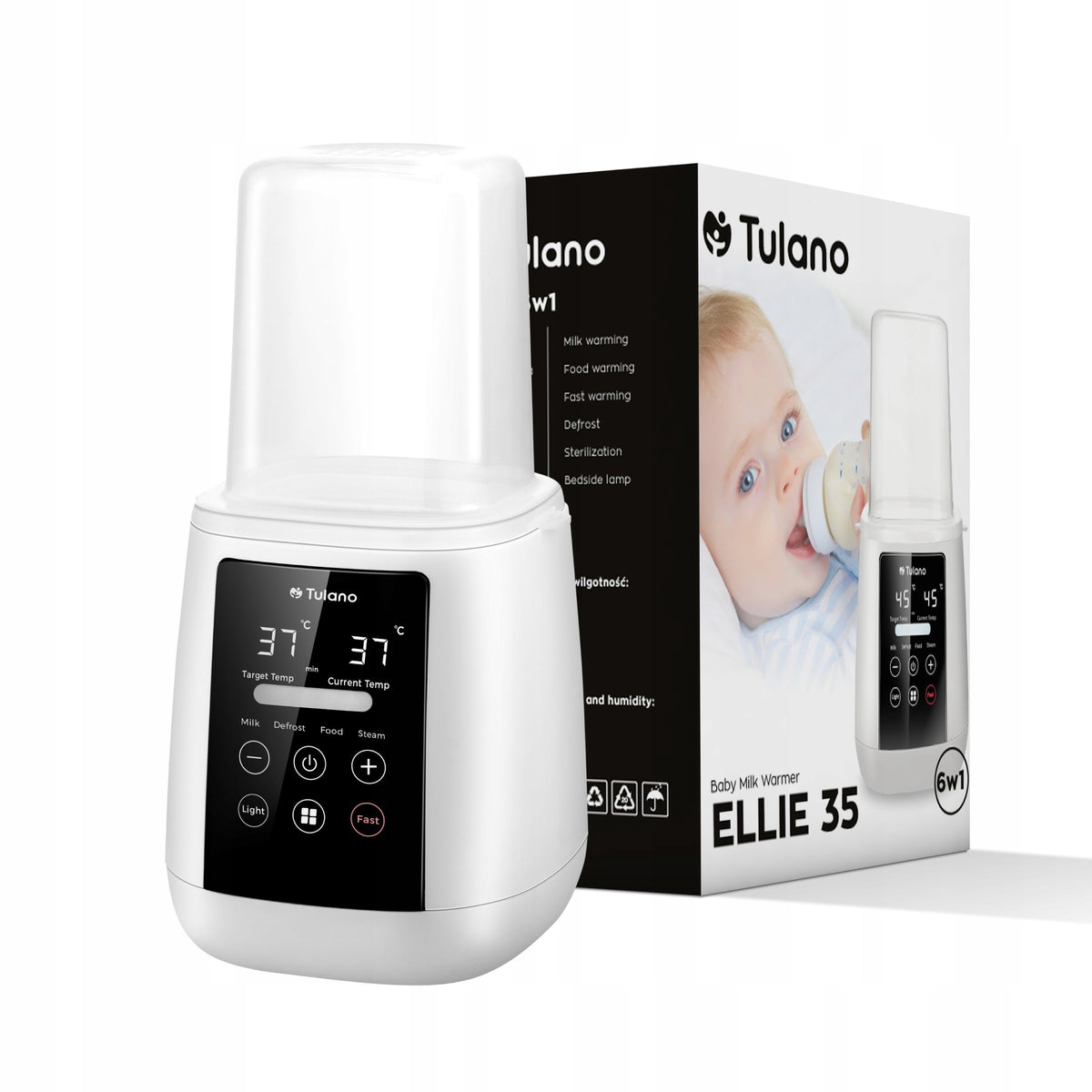 TULANO Milk Food Bottle Heater Portable Teat Sterilizer