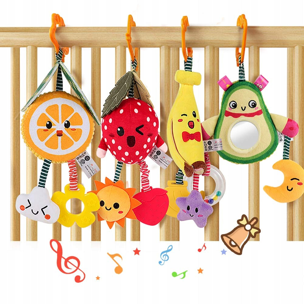 TUMAMA Hanging Sensory Toys Ratchet Educational Toys Set