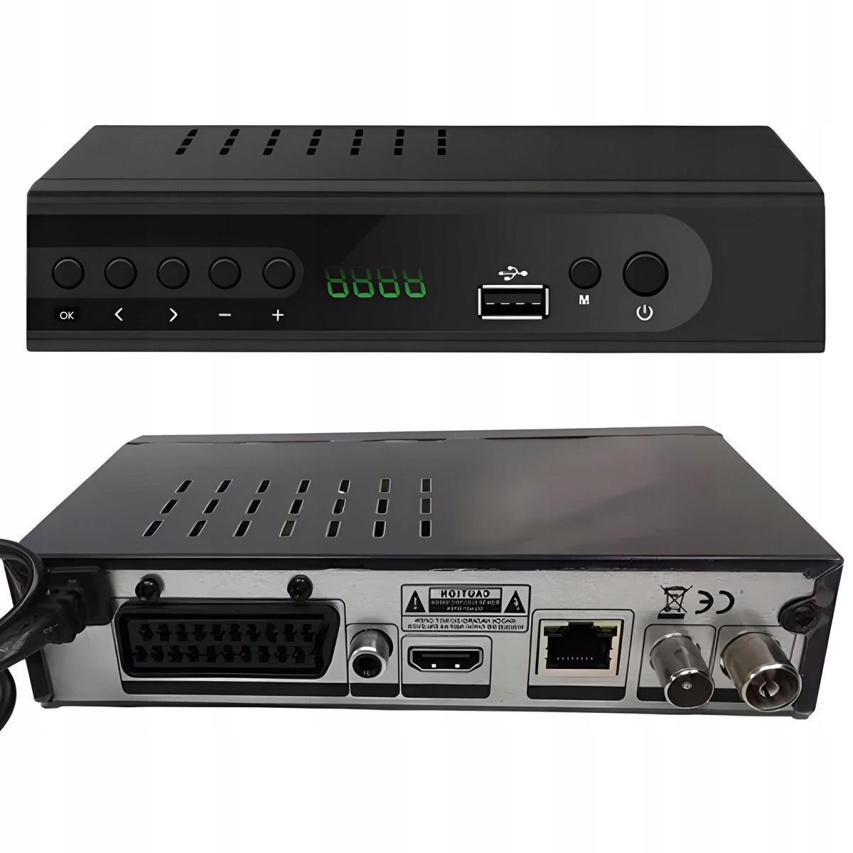 TUNER DECODER DVB T2 HEVC H.265 TERRESTRIAL TV 4K ULTRA HD USB REMOTE CONTROL Manufacturer code E255