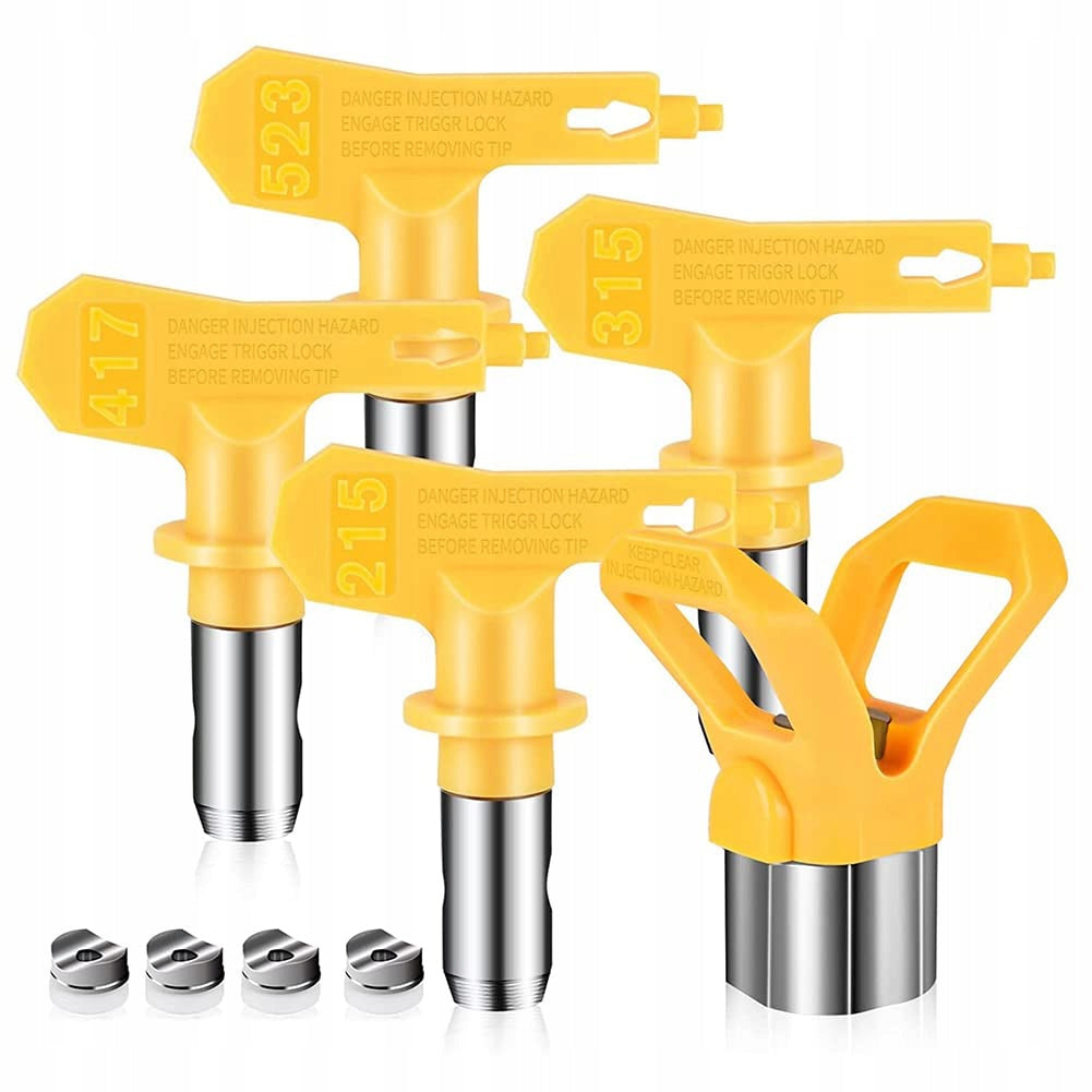 TUNGSTEN CARBIDE PAINT NOZZLE 523 417 315 215 NOZZLE COVER HEAD 5 PCS