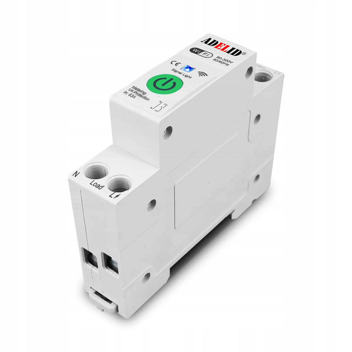 TUYA RELAY WITH CURRENT MEASUREMENT FUSE WIFI METER DIN RAIL 10-63A Packaging status original