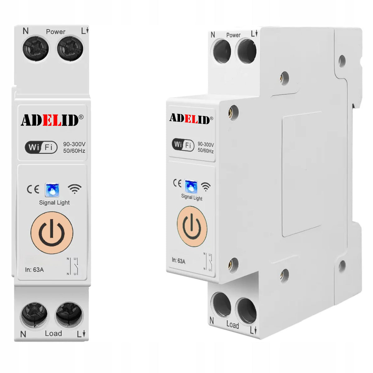 TUYA SMART RELAY CONTROLLER WIFI SWITCH MODULAR FOR DIN RAIL 63A 1P