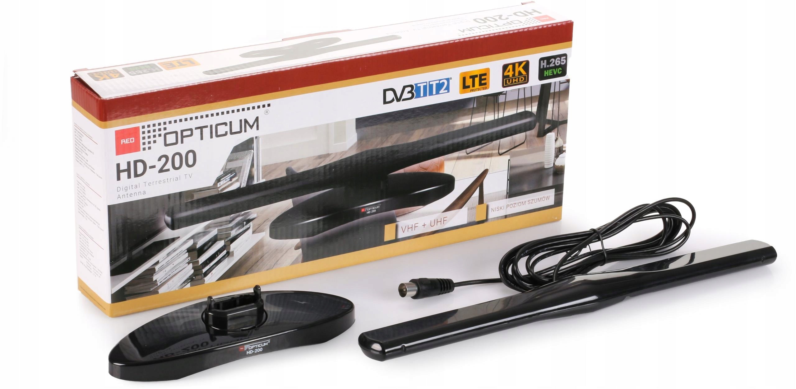 TV ANTENNA ROOM DVB-T INTERNAL HD200 OPTICUM Color black