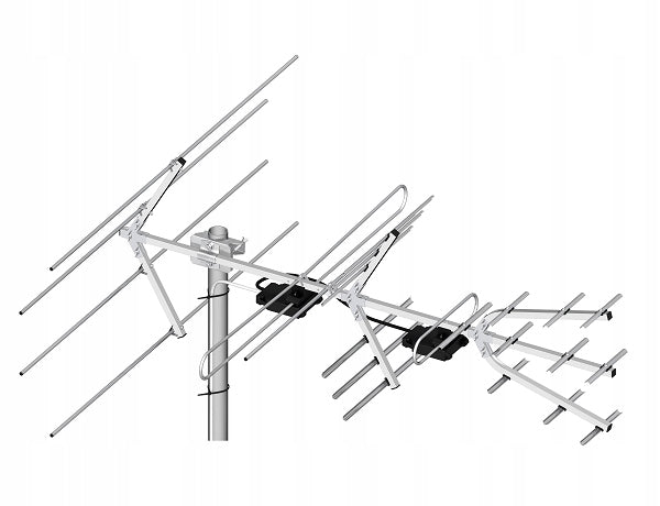 TV Antenna UHF VHF Tri Digit Combo H/V DVB-T2 APL-109 42dBi MUX-8 Dipol Manufacturer code A2810_W