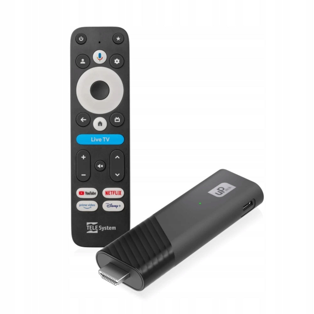 TV Box TELE System UP Stick Google TV 4K Android TV 14 Google Assistant Packaging status original