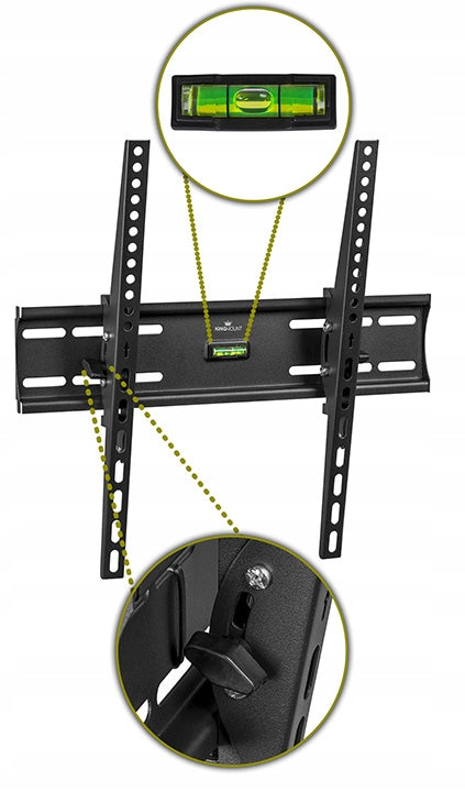 TV HOLDER TV HANGER STRONG LCD ADJUSTMENT 23-65 INCHES KingMount Manufacturer code KG-1004