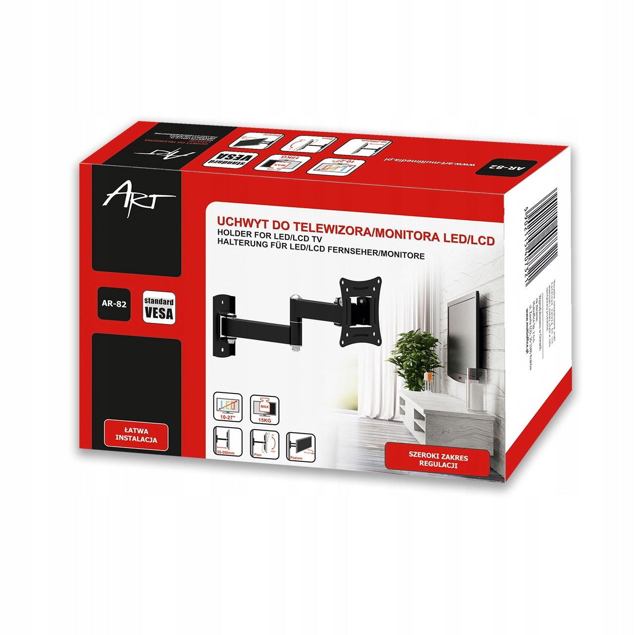 TV Hanger Holder TV Narrow Adjustable Retractable Kitchen Bus Camper