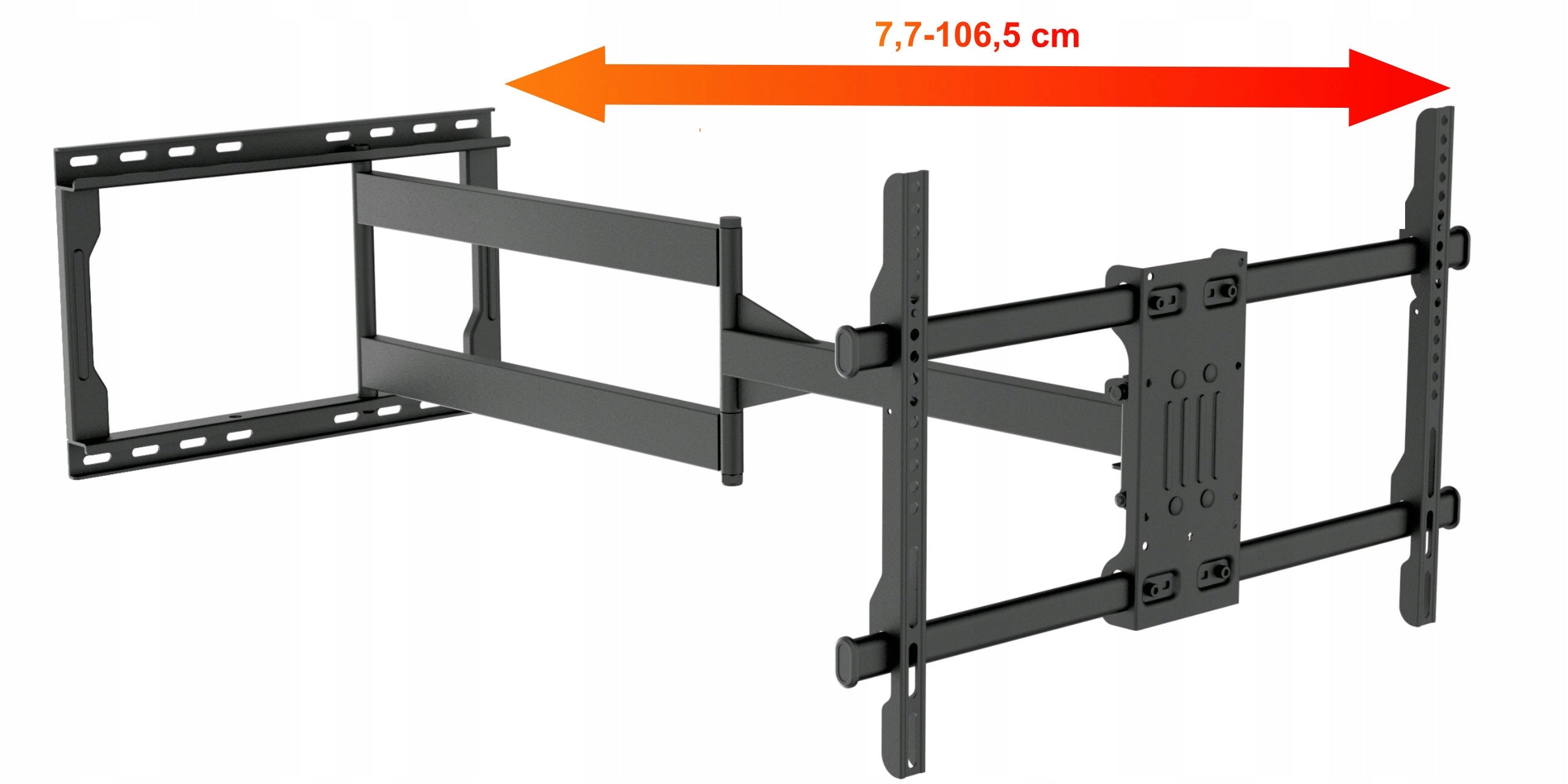 TV Holder Long 107cm TV Hanger 32-75 Inch Corner Adjustable Manufacturer code VX-532 Uchwyt do Telewizora Dlugie ramie