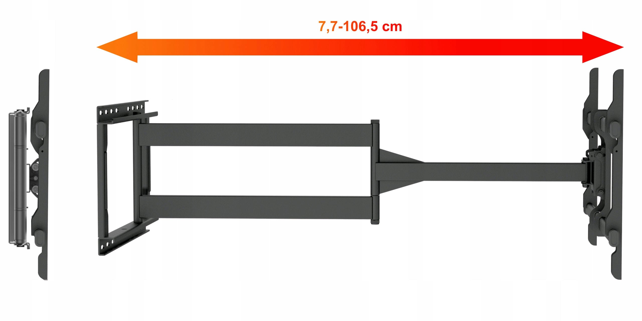 TV Holder Long Frame 107cm TV Hanger 32-75 Inches Corner Manufacturer code VX-532 Uchwyt do Telewizora Dlugie ramie