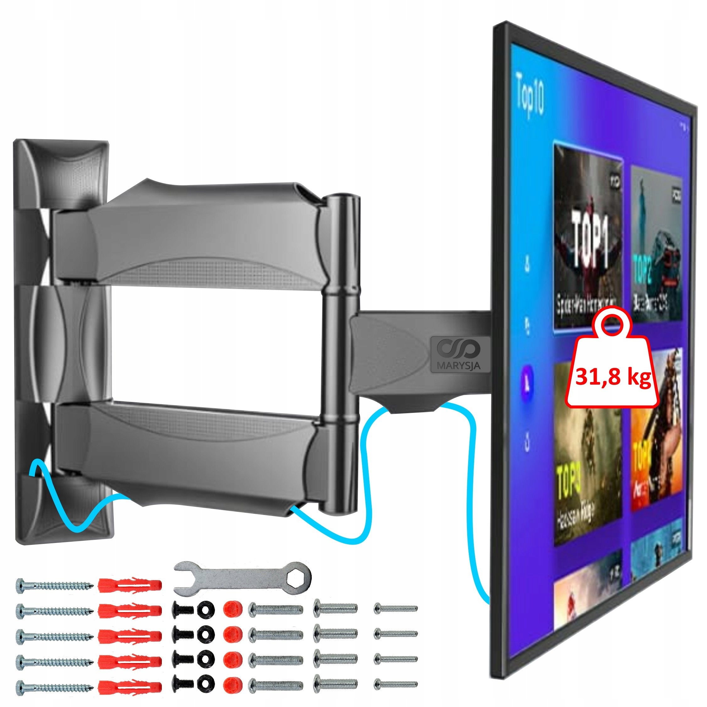 TV MOUNT 32-60" INCHES UNIVERSAL HANGER ADJUSTABLE SWIVEL