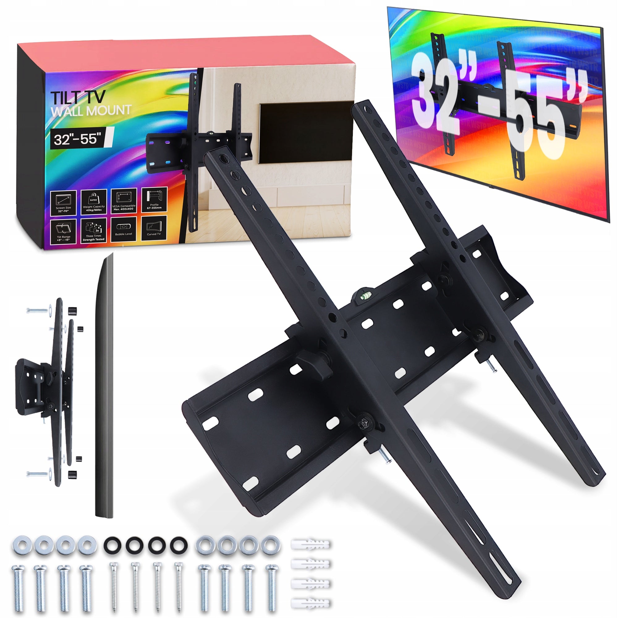 TV MOUNT TCL 55'' TV HANGER LCD LED WALL TILTING EXTRA MOCN 0F