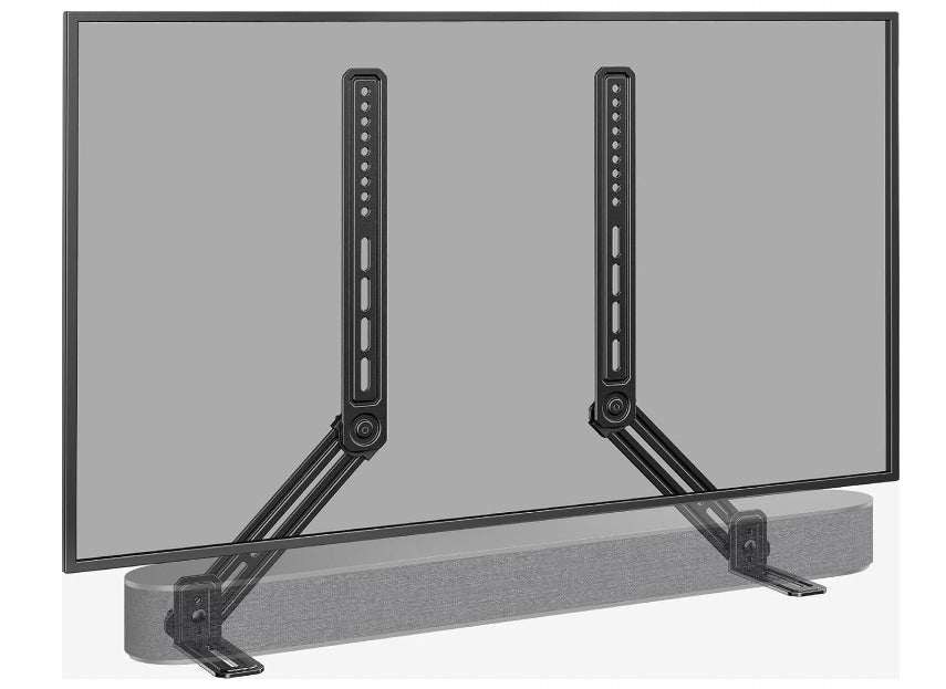 TV Soundbar Holder Adjustable Perlegear Mount Over or Under TV PGSM04