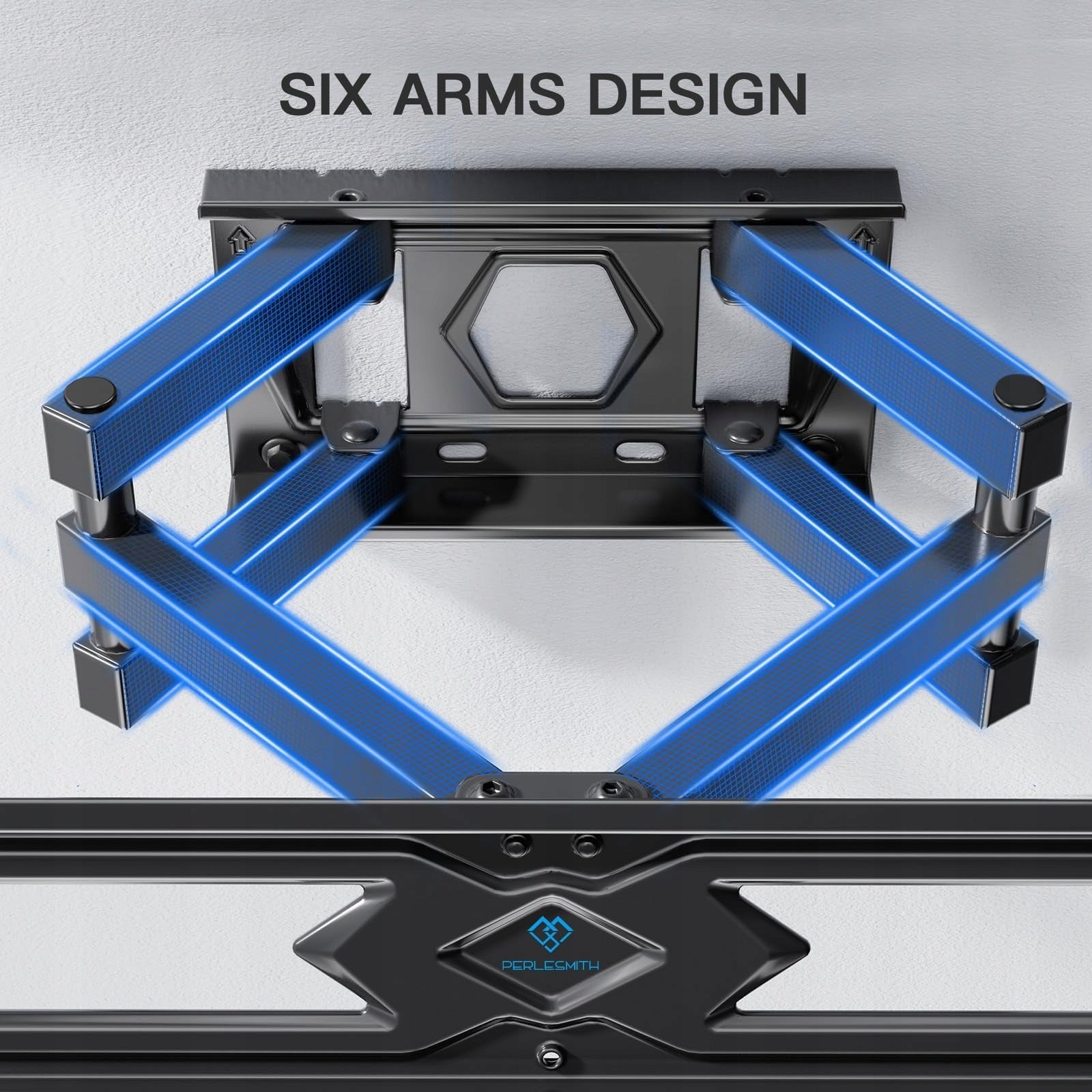 TV WALL MOUNT PERLESMITH 32-55 INCHES SWIVEL TILT UP TO 45KG Brand PERLESMITH