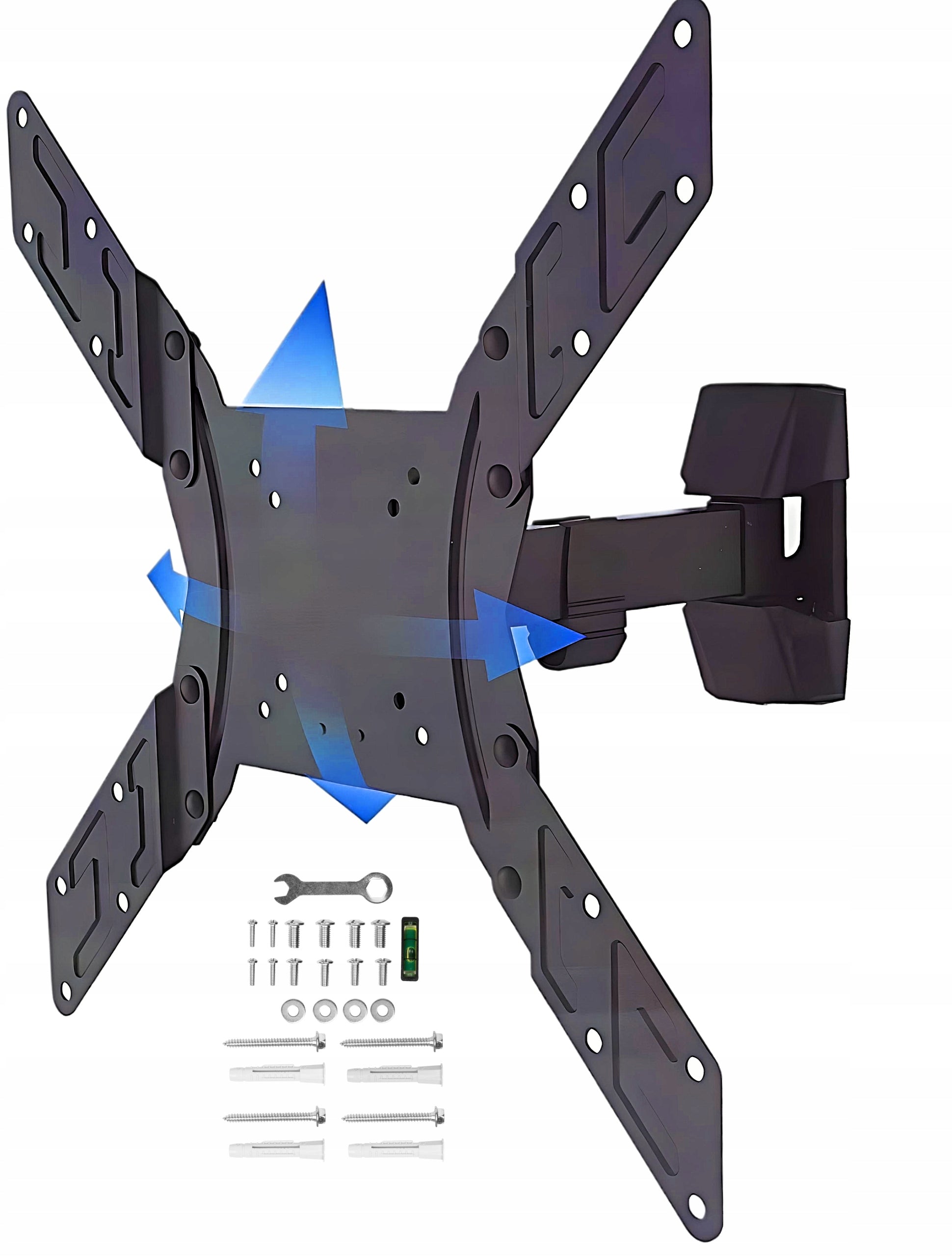 TV WALL MOUNT SWIVEL STRONG 23-55 VESA 400x400 LCD HANGER LED 4K