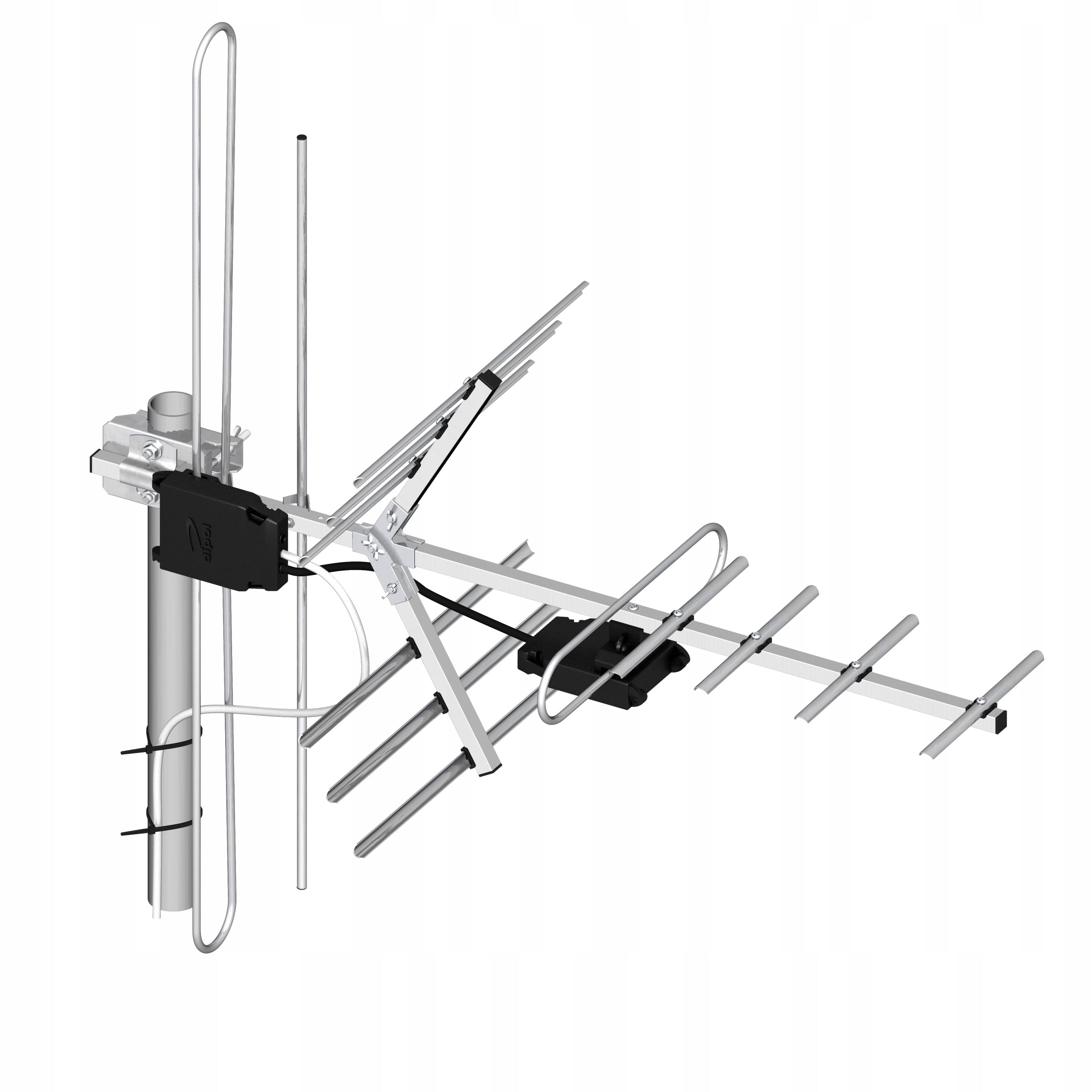 TV antenna UHF VHF Dipol 15 Combo DVB-T2 H/V APL-109 39dBi MUX-8 Brand Dipol