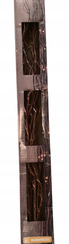 TWIGS GLOWING brown 80 LED CHRISTMAS DECORATION 120 cm timer Packaging status original