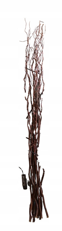 TWIGS GLOWING brown 80 LED CHRISTMAS DECORATION 120 cm timer