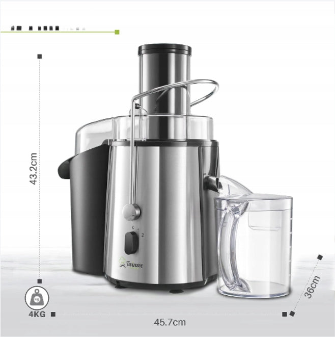 TWINZEE JUICER 850W LARGE HOLE 75MM 2 SPEED Manufacturer code Bez marki