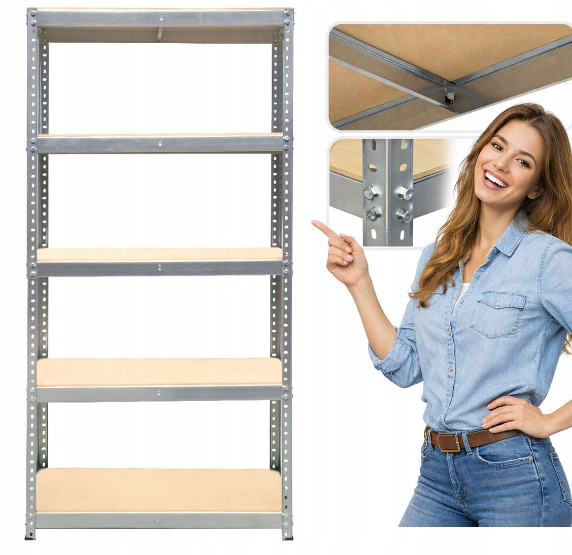 TWISTED METAL RACK STABIL 180x90x40 / 5 x 200KG / Strong STORAGE