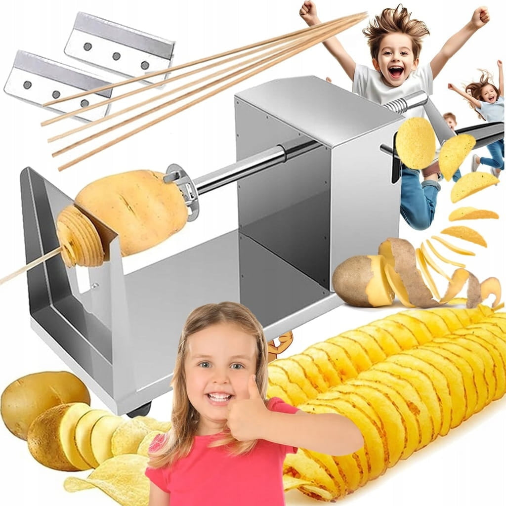 TWISTED POTATO MACHINE CHIPS FRIES Handheld Solid Chipstix